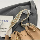 Purpdrank  High Quality Solid PU Bucket Shoulder Soft Crossbody Bags Korean High-end Design Large Capacity Women's Handbags