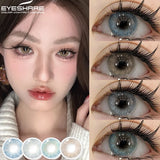 Purpdrank  Brown Colored Contact Lenses for girls Contact lenses Fashion Contacts Gray Eye Lens Beautiful Blue Pupils