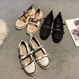 Purpdrank  Shallow Mouth Shoes Woman Flats Round Toe Autumn Bow-Knot Clogs Platform Dress Summer Fall Butterfly Creepers New Comfortable Se