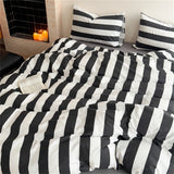 Purpdrank  Pure Cotton Comforter Cover Skin-friendly Duvet Cover Adults Kids Room Quilt Cover Soft Bedding 이불커버 (Pillowcase Need Order)