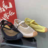 Purpdrank  Women Mesh Casual Sneakers Sport Shoes Woman Flat Sandals 2025 Trend Summer Marie Janes Shoes Comfort Loafers Shallow Sandalias