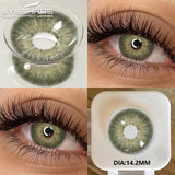 Purpdrank  2Pcs Soft Lenses Blue Contacts Gray Lenses Yearly Fashion Color Contact Lenses for Eyes Beauty Eye Color Makeup Pupils
