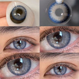 Purpdrank  Moli Colored Contact Lenses for Eyes 1pair Cosplay Prescription for myopia0-800degrees Contact Lenses Yearly Halloween Myopia