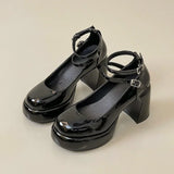Purpdrank  Designer Women Nightclub Pumps Fashion Cross Strap Buckle Shoes 2025 New Spring Autumn Wedding Party Shoes