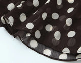 Purpdrank  Summer of The New Versatile Temperament Polka Dot Splicing Tube Top Dress Is Super Fairy