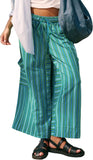 Purpdrank   New Spring Summer Colorful Striped Pants Casual Fashion Loose Lace Up Straight Pants Women