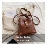 Purpdrank  Faionable Small Crossbody Bag for Work And Outings Versatile mat Design New Sle Casual round Cylinder ape