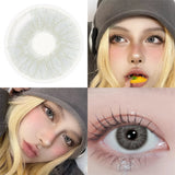 Purpdrank  Ningm Colored Contact Lenses for Eyes 1pair Cosplay Prescription for myopia0-800degrees Contact Lenses Yearly Halloween Myopia