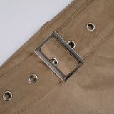 Purpdrank  Elegant Fashion Solid Pu Leather Skirts With Sashes Slim-Fitting Low-Waisted Supper Mini Skirts Women Summer Fashion Ladies