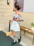 Purpdrank  Elegant High Waist Women's Cake Short Skirts 2025 New Spring Summer Korean Casual Ball Gown Mini A-line Skirts Female