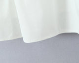 Purpdrank  New Holiday Buttons Low Waist Midi Long Skirt Women Spliced Ruched Wood ears Swing A-lined Skirts Boho Yellow White