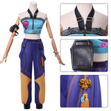 Purpdrank  Zoey Cosplay Costume Wig Women Girls Halloween Carnival Comic-con Party Role Playing Outfits