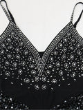 Purpdrank  Sexy black backless sequin summer dress women nightclub rhinestone birthday party dress womens evening short dresses vestidos