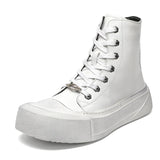 Purpdrank  Luxury Brand Men Motorcycle Boots High Top Shoes Mens Classic Outdoor Ankle Boots High Quality Lace-Up Vulcanize Shoes Sneakers