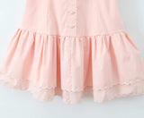Purpdrank  Pink Embroidery Floral Bra Corset Style Sling Dress Women Cross Lacing up Back 2 Layers hem Party Skater Mini Dresses Robe