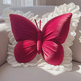 Purpdrank  Butterfly Shape Office Pillow Cushion Throw Pillow Pink Decorative Living Room Bow Bedroom Car Sofa Cushion Home Decoration