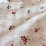 Purpdrank  Korean Princess Style Lace Ruffles Floral Bedding Set 100% Cotton Duvet Cover Bed Sheet/Fitted Sheet/Bed Skirt Pillowcases 3/4Pc