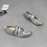 Purpdrank  Women Sneakers Marie Janes Shoes Woman Flat Sandals Summer 2025 Brand Casual Sport Shallow Loafers Breathable Comfort Sandalias