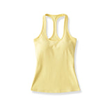 Purpdrank  8 colors 2025 Summer Sexy U collar Chest with Pad Cut Out Shoulder Tank Women Hollow Out Back Crop Top Camisoles Tank Vest Tee