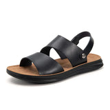 Purpdrank  Comfy Simple Men Summer Peep-toe Youth Beach Shoes Dual-use Beach Slippers Non-slip Man Sandals Quick Dry Mens Wading Aqua Shoes