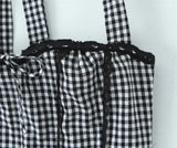 Purpdrank  Trendy Teenage Girl's Bodysuit with Waist-Cinching Strap Fibone a Top with Dstring A-Line  Skirt Faion Set