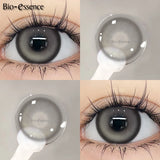 Purpdrank  1 Pair Big Eye Korean Lenses Colored Contact Lenses with Degree Myopia Lenses Green Lenses Black Lenses Prescription