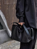 Purpdrank  Commuting Single Shoulder Large Capacity Tote Bags Hand-held Vegetable Basket Crossbody New Fashionable Versatile Bag