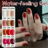 Purpdrank  10ML 6-Color God Girl Nail Polish Gel Nude Pink Glitter Gel Varnish Soak Off UV/LED Gel Polish For Manicure Home Salon DIY