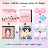 Purpdrank  1 Pair Colored Contact Lenses for Eyes Blue Eye Lenses Gray Pupil Lenses Green Eye Natural Brown Lens Beauty Makeup