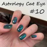 Purpdrank  1Pcs 10ML New Blue Nails Whitening Nail Art Super Flash Purple Blue Glass Bead Cat Eye Gel Nail Polish Autumn Nails