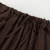 Purpdrank   Autumn New Women's High Waist Drawstring Wide Leg Pants Loose Casual Palazzo Pants Comfy Loungewear Trousers