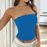 Purpdrank   Strapless Tank Tops Women Backless Y2K Sexy Vest Tops Fashion Casual Elegant Sleeveless Basic Crop Top Summer New
