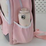 Purpdrank  Fashion Cute Backpack Lightweight Large Capacity School Bag Nylon Material Waterproof School Backpack for Boy Gril
