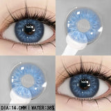 Purpdrank  1pair Gray Color Contact Lenses For Eyes Colored Lenses Blue Lenses Natural Colorful Brown Contact Lenses Yearly Use