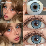 Purpdrank  1Pair Korean High Quality Lenses Color Contact Lenses for Eyes Purple Lenses Blue Eye Lens Soft Cosmetic Brown Contacts