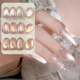 Purpdrank  TC Pure Lust Golden Light Heroine Cat Eye Gel Nail Polish New Whitening Ice Transparent Super Flash Nail Art Nail Supplies