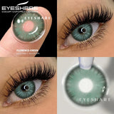 Purpdrank  1 Pair New Natural Color Contact Lenses Brown Lenses Beauty Fashion Gray Pupils Lens Blue Lenses with High Quality Lens