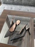 Purpdrank  Female Sandal High Heels Fashion Womens Shoes Girls Pointed High-heeled Luxury New Clear Lace Laces Comfort Stiletto