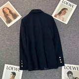 Purpdrank  Japanese Jk Uniform Women Blazer Jacket Spring New Spring Preppy All Match Suit Coat Bf Loose Lapel Casual Buttons Outerwear