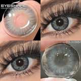 Purpdrank  1 Pair Colored Contact Lenses for Eyes Blue Eye Lenses Gray Pupil Lenses Green Eye Natural Brown Lens Beauty Makeup