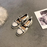 Purpdrank  Shallow Mouth Shoes Woman Flats Round Toe Autumn Bow-Knot Clogs Platform Dress Summer Fall Butterfly Creepers New Comfortable Se