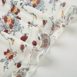 Purpdrank  Prairie Chic Summer Women Floral Camisole Y2K Aesthetic Lace-up Sleeveless Crop Top Cute Streetwear Vintage Tank Top