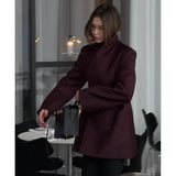 Purpdrank  Women's Clothing Luxury Brand Design High-end Blazers Jacket Office Lady Suit Coats White Black Blazer Long-sleeved Top Jacket