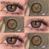 Purpdrank  1 Pair Green Eye Contacts 1 Pair Blue Colored Contact Lenses for Eyes Brown Colored Pupils Discounts Cosmetic Lenses