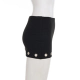 Purpdrank  Solid Hollow Out Bodycon Skirts Dark Sexy Slim Low-Waisted Super Mini Skirts Women Summer Fashion Streetwear Ladies
