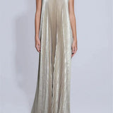 Purpdrank  Solid Loose Patchwork Simple Maxi Dress, Women Summer Casual Sleeveless Chic Party Dress, Backless Sexy Holiday Dress Vestidos