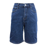 Purpdrank  Women's High Waist Straight Leg Denim Bermuda Shorts Vintage Washed Loose Jean Shorts Casual Summer Streetwear With Pockets