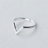 Purpdrank - Punk Geometric Irregular Liquid Lava Waterdrop Shaped Open Rings For Women Vintage Silver Color Metal Rings Personality Jewelry