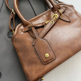 Purpdrank  Retro Underarm Shoulder Bags For Women 2025 Luxury Designer Handbag Two Sized Large Capacity Business Commute Shopper Tote