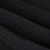 Purpdrank  Gothic Lace Trim Bodycon Dress Elegant Fashion Dark Slim-Fitting Solid Deep V-Neck Long Flare Sleeve Maxi Dresses Women